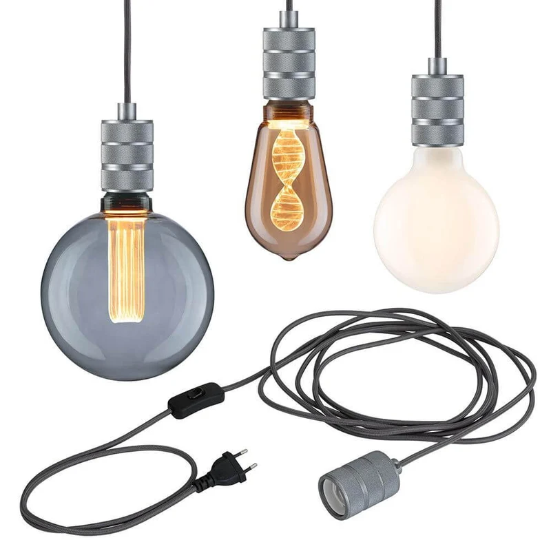 Neordic Pendelleuchte Tilla inkl. Stecker Alu Dimmbar Metall
