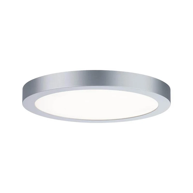 LED Abia Panel Rund Chrom-Matt
