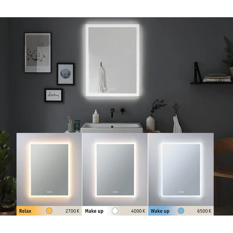 LED HomeSpa Mirra Leuchtspiegel CCT Wärme Dimmbar & Heizbar