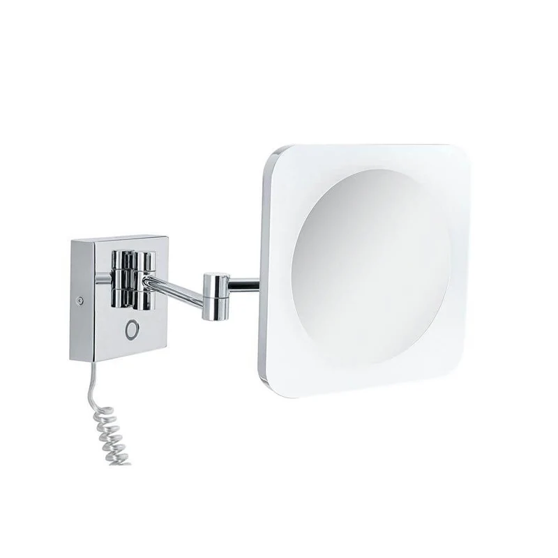 LED HomeSpa Kosmetikspiegel Jora Dim-to-Warm Chrom, Weiß
