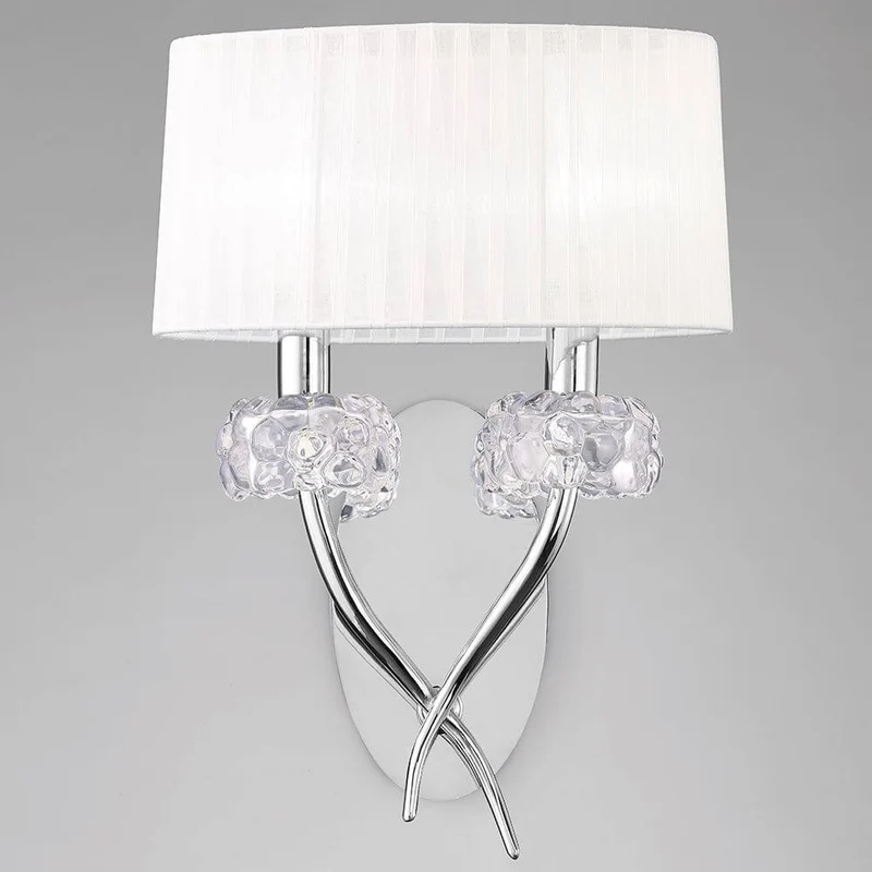 Loewe 2-flammige Wandleuchte