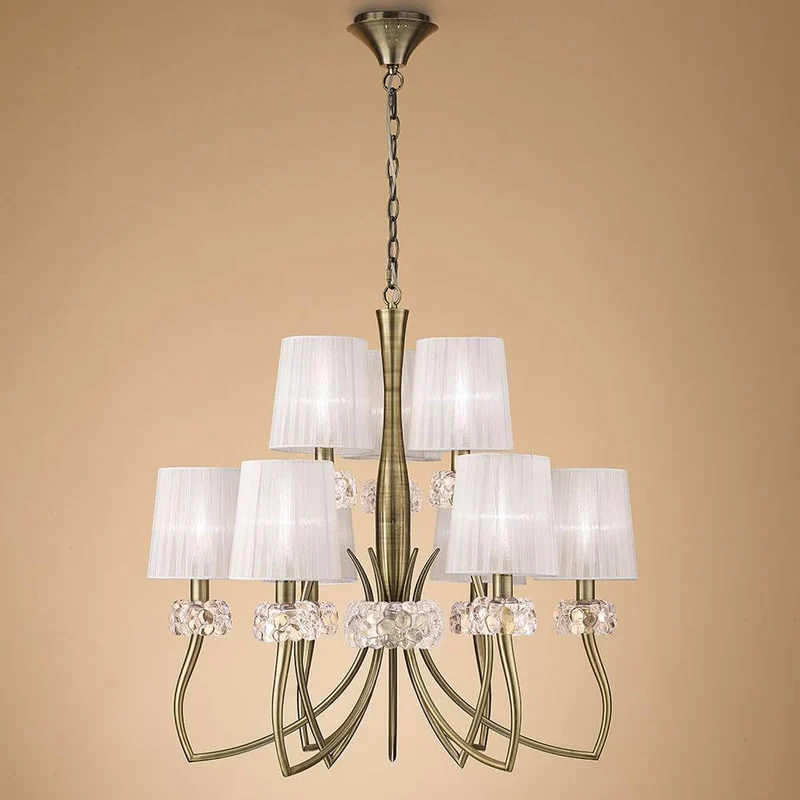 Loewe 9-flammige Pendellampe