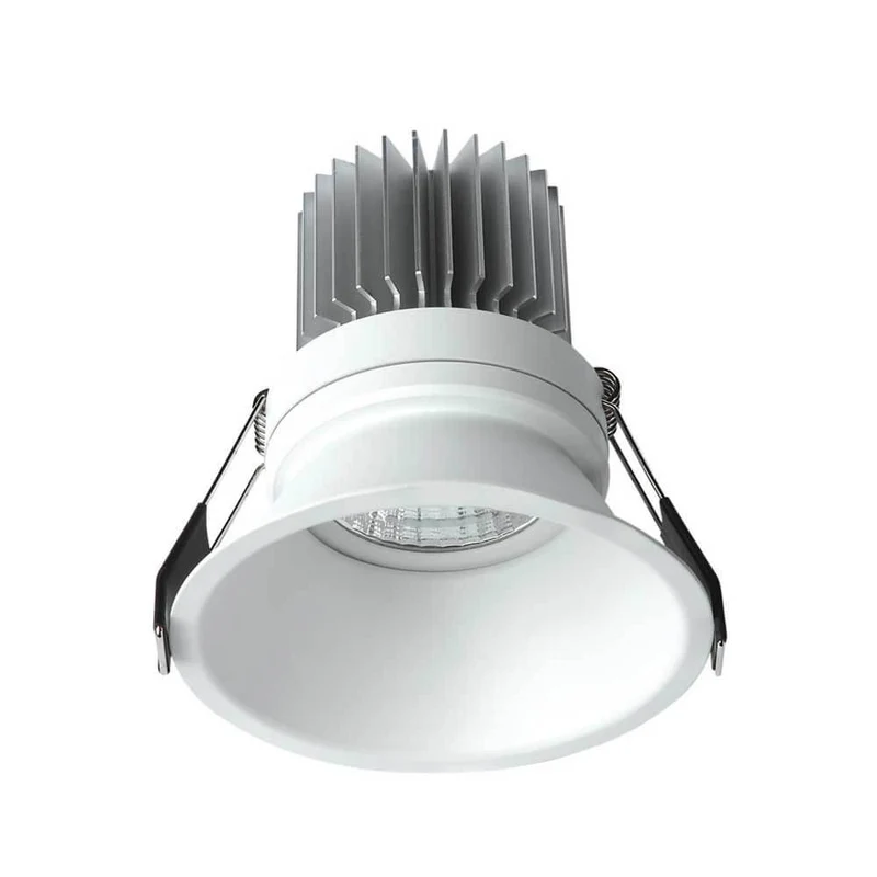 Formentera Rund LED-Einbauspot 10cm Weiß Abschnitt
