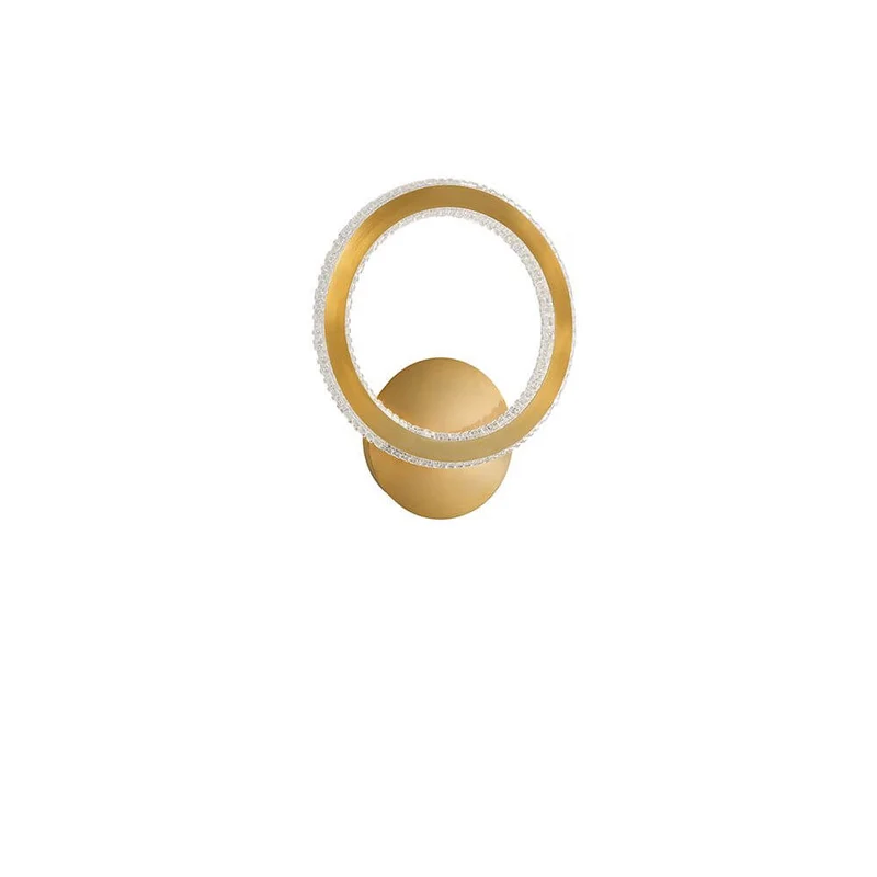 Cilion LED Wandlampe Messing, Gold