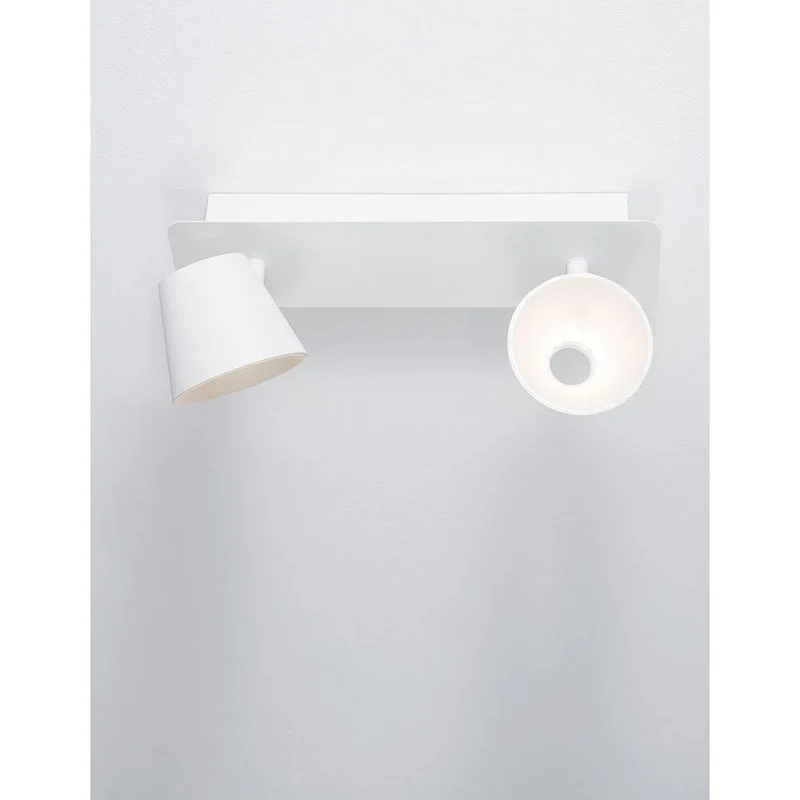 Biagio LED Deckenstrahler 2-flammig Weiß