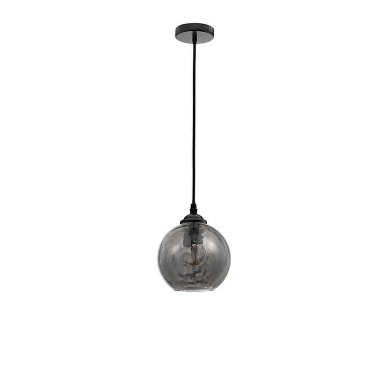 Adelina Pendellampe Glas Rauchfarben