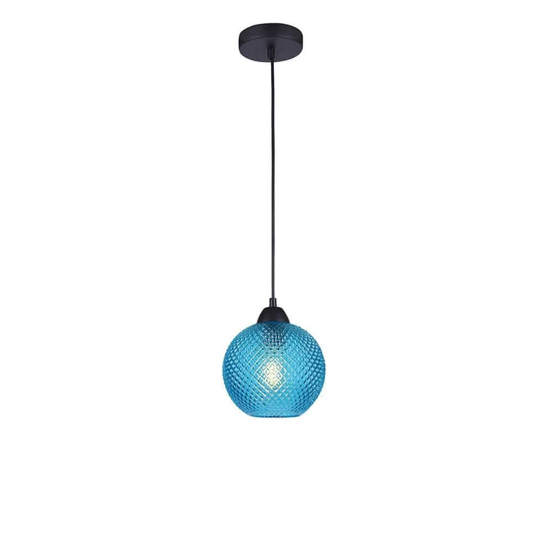 Vienti Glas-Pendellampe Ø 18cm Kugel
