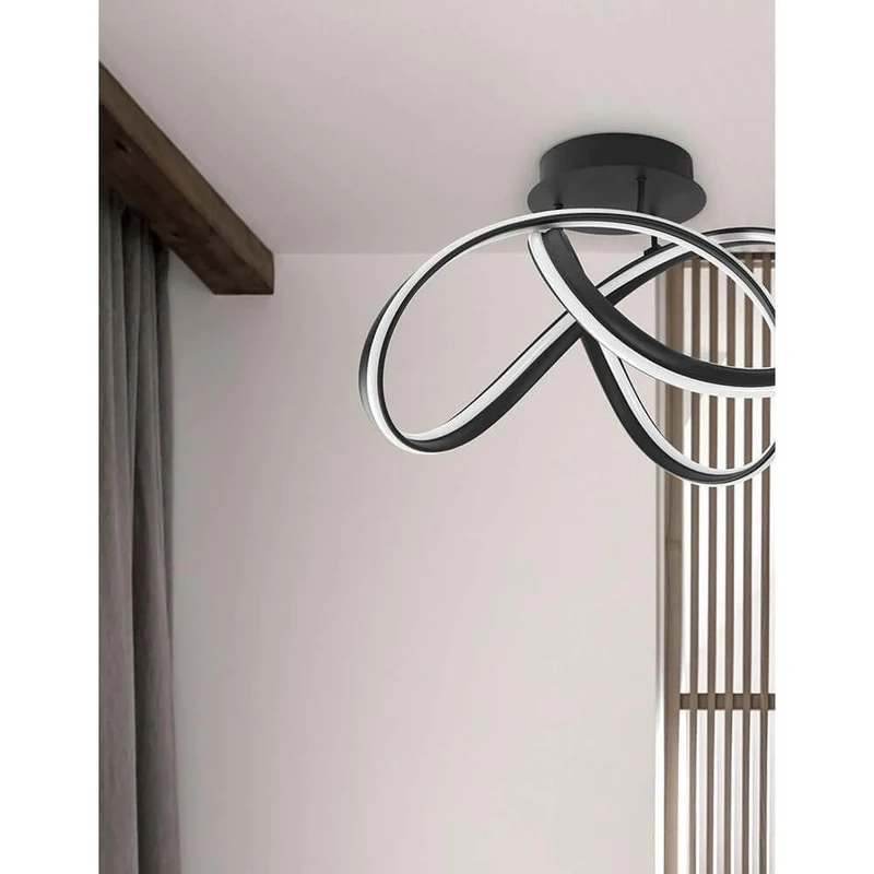 Truno LED Deckenlampe Metall Acryl