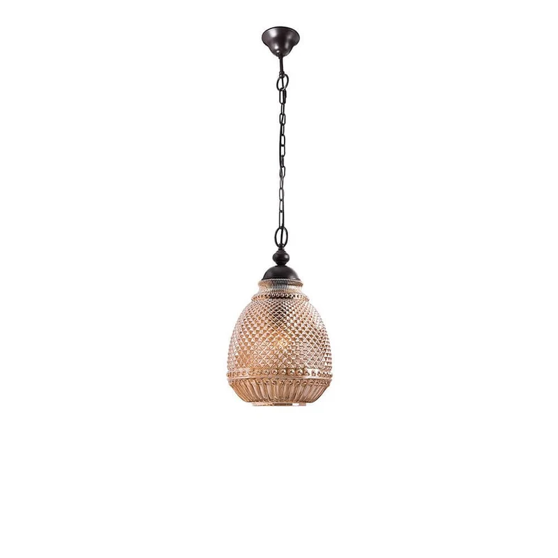 Toulon Glas-Pendellampe Metall