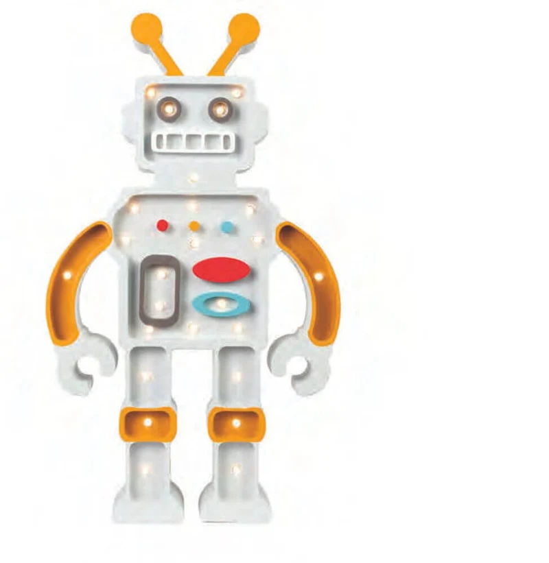 Kinder Wand- & Tischleuchte Roboter