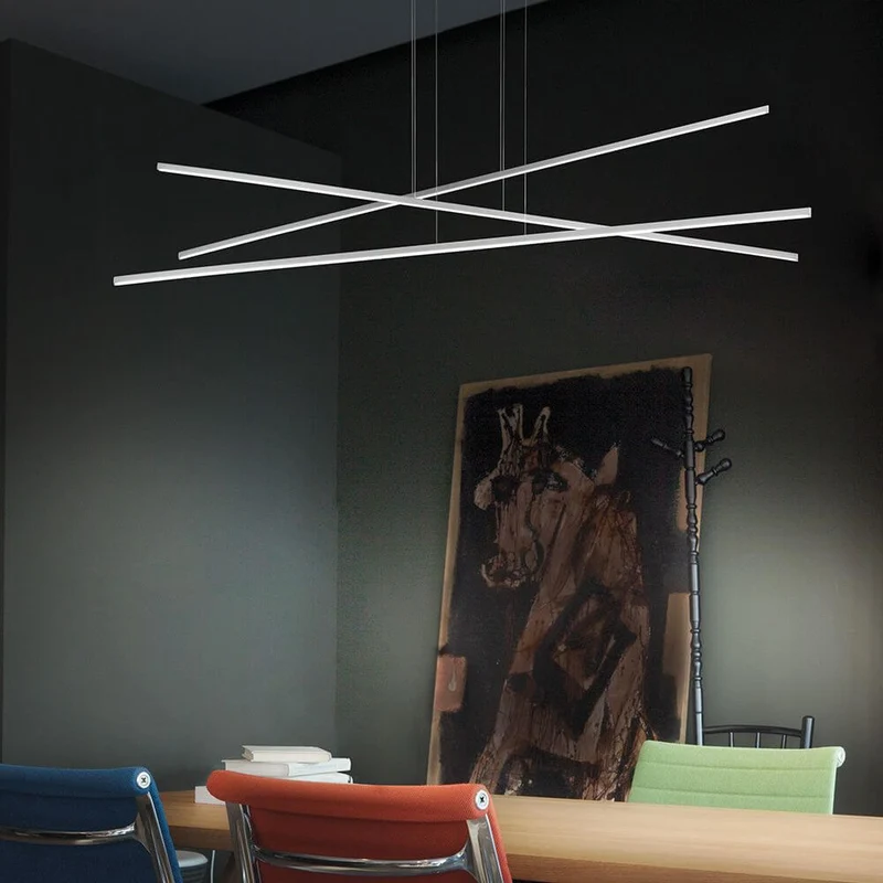 Straight P3 LED-Pendelleuchte Small