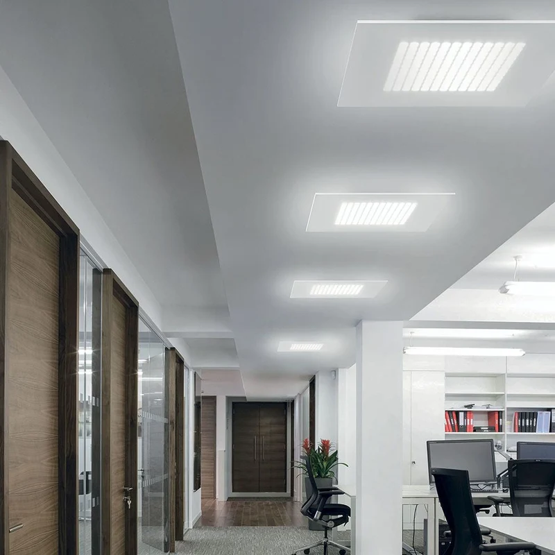 Dublight S LED-Deckenleuchte quadratisch