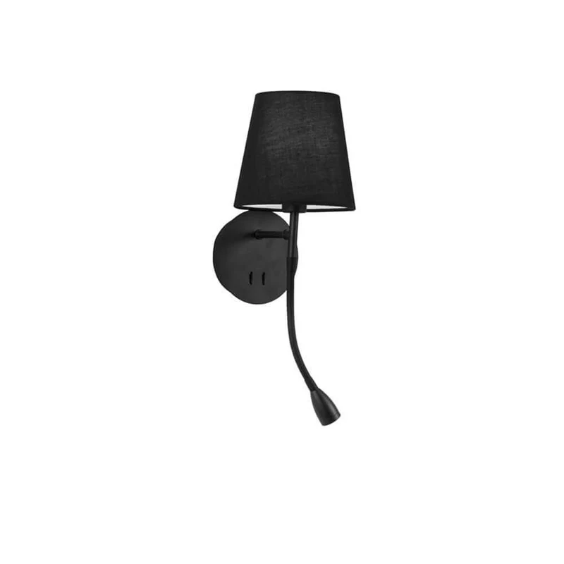 Nia Wandleuchte Metall mit LED Leselicht