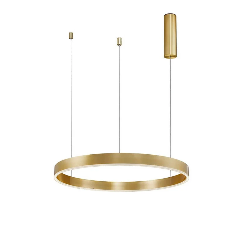 Motif LED Hängelampe Gold