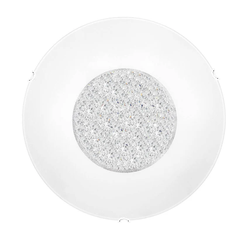 Era Glas-Deckenlampe Kristall Weiß