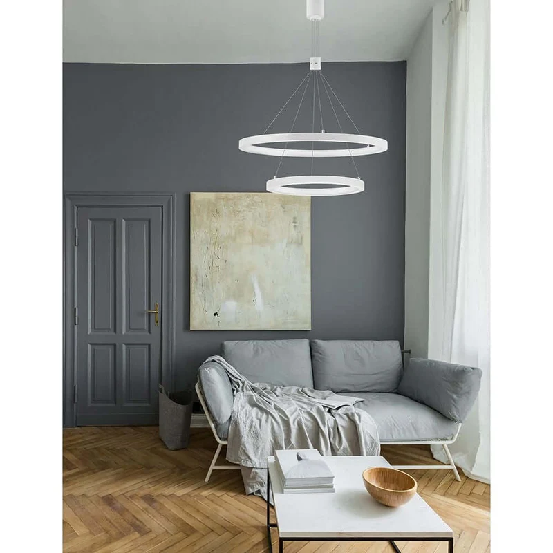 Empatia LED Hängeleuchte Ø 60cm 2 Ringe