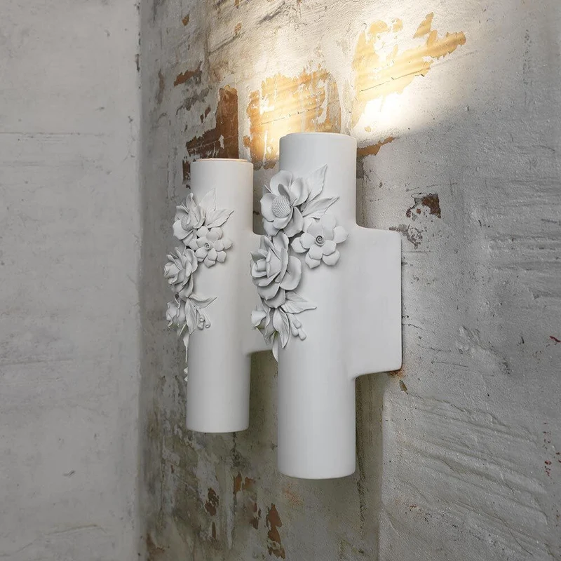Karman Capodimonte Wandlampe Weiß