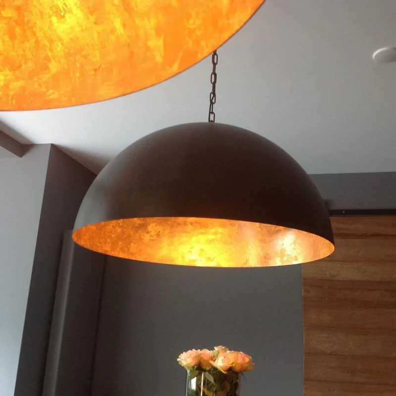 Larino Hängeleuchte Ø 100cm Schwarz, Gold