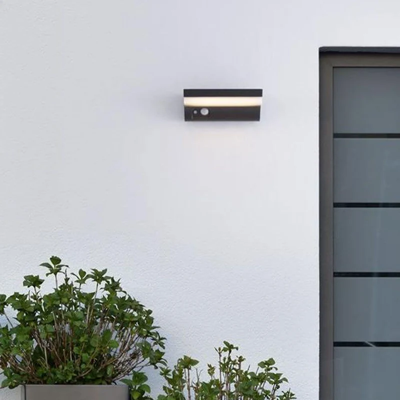 Dyn Wand Solarleuchte mit Bewegungsmelder