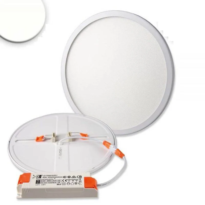 Einbau LED-Panel Ø 23cm Flex 23W Ausschnitt 5-21cm Neutralweiß