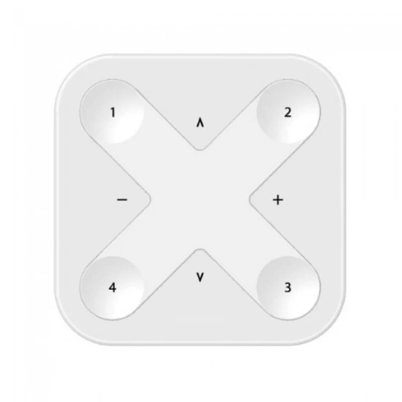 Casambi Xpress drahtloser Wandschalter mit Magnethalterung Weiß