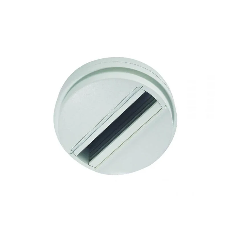 Aufbauadapter für 3-Phasen Schienenstrahler Weiß 1-Phase Ø 11cm