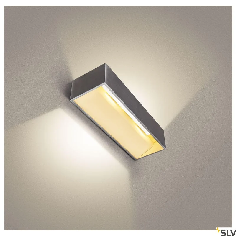 Logs In L Wandlampe Schwarz, Gold 2000-3000K
