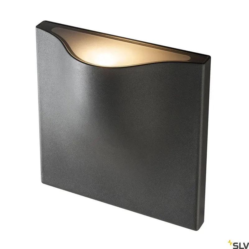 Vilua II LED Wandlampe Anthrazit 3000K IP54 100° 810lm