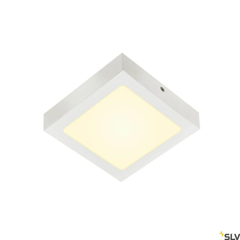 Senser 18 LED Aufbauleuchte 3000K Eckig Weiß
