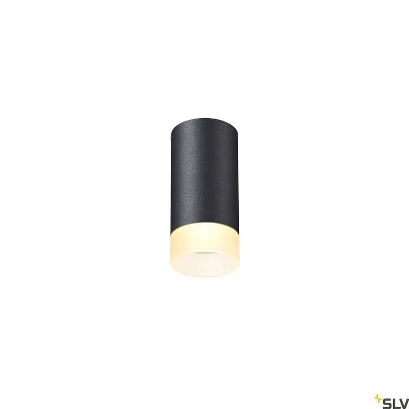 Astina Deckenaufbauleuchte QPAR51 Schwarz