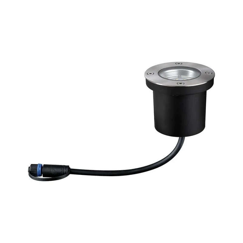 LED Plug & Shine Bodeneinbauleuchte rund IP65 3000K
