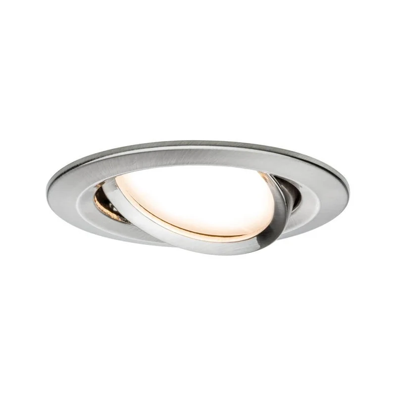 LED Einbaustrahler Nova rund 3-Stufen Dimmbar Eisen-Gebürstet