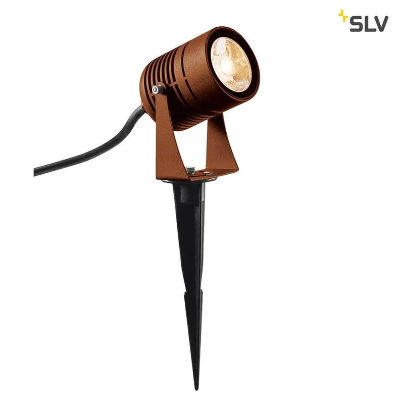 LED Spike LED Spießleuchte Rostfarben IP55