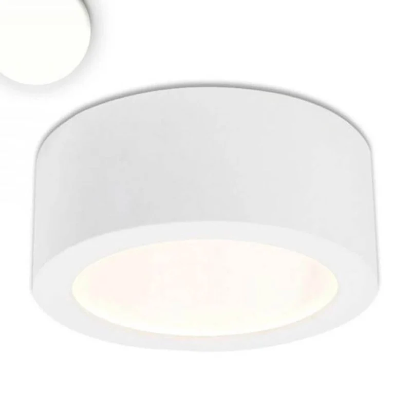 LED Aufbauleuchte Ø17,3cm weiß indirektes Licht Neutralweiß