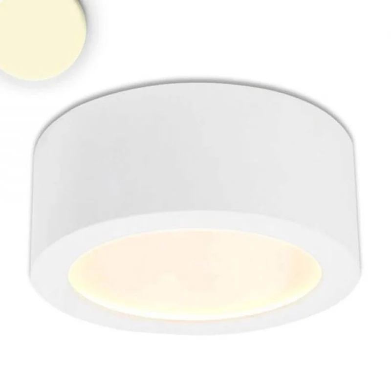 Indirektes Aufbau LED-Panel 600lm Ø 14,6cm Warmweiß