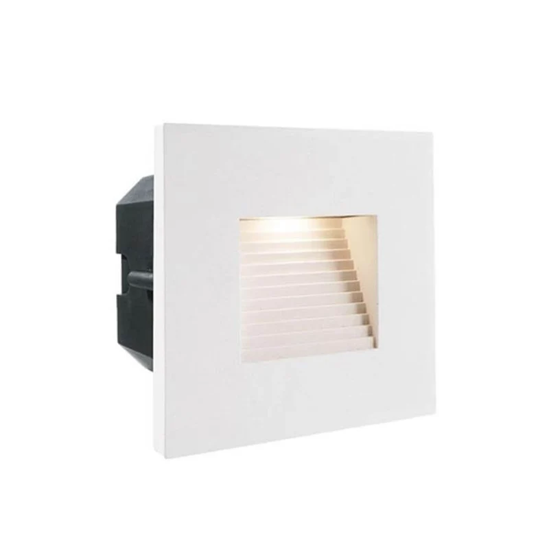 Abdeckung Eckig Weiß für LED-Einbauleuchte Steps Outdoor
