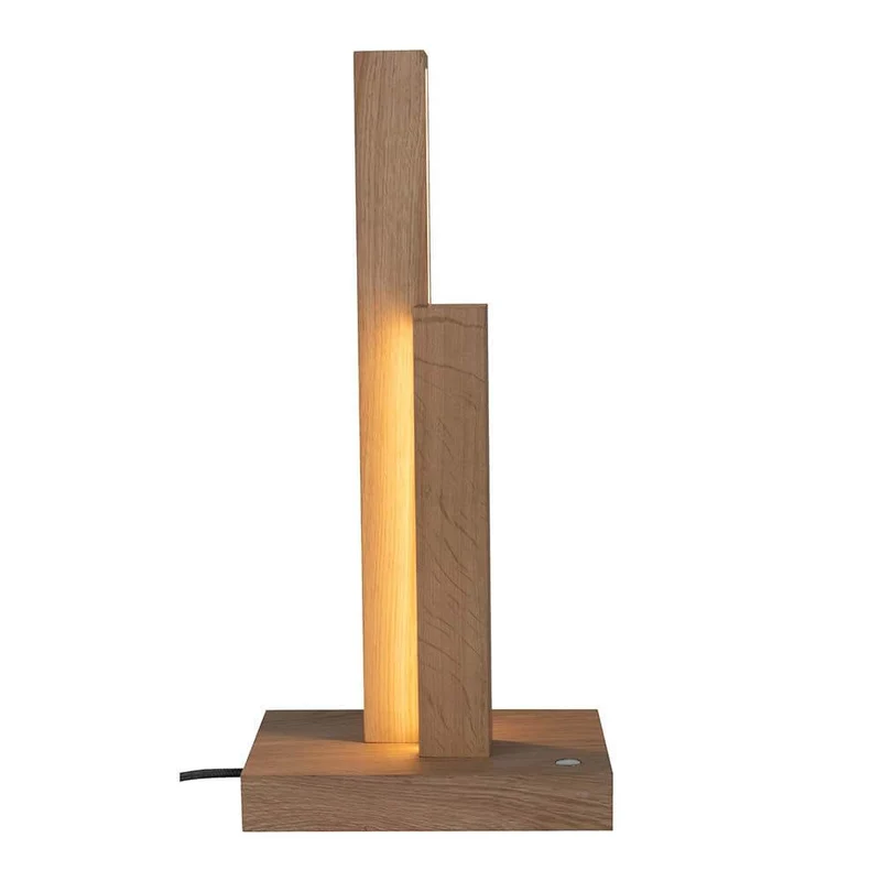 LED Tischleuchte Manhattan Touch-Dimmer 910lm Eiche-Geölt