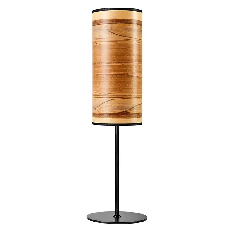 Holz-Tischleuchte Arboreus 50cm Satin Nussbaum