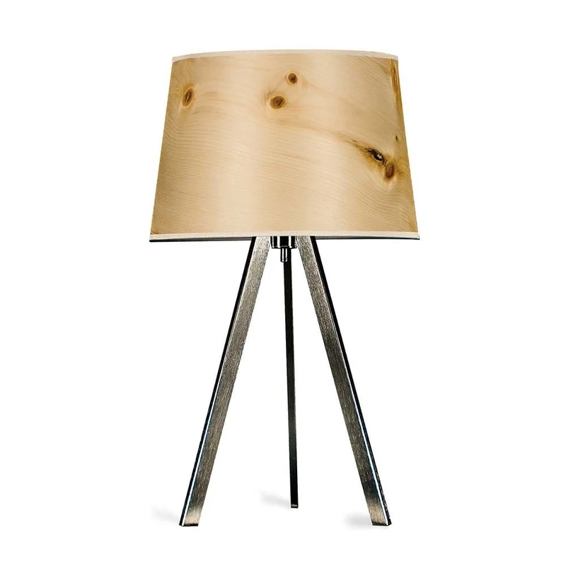 Dreibeintischleuchte Attica 60cm Zirbe