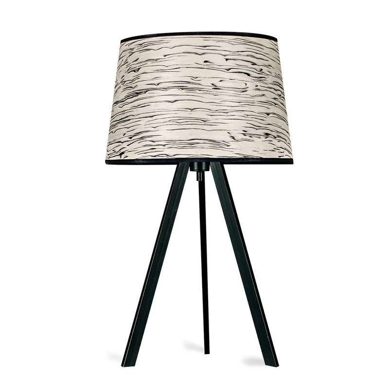 Dreibeintischleuchte Attica 60cm Silberbirke