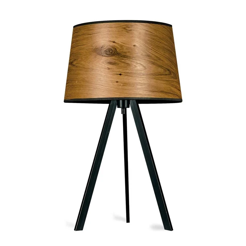 Dreibeintischleuchte Attica 60cm Deutsche Eiche