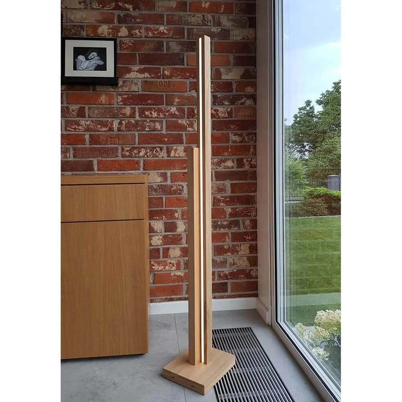 LED Stehlampe Soho Touch-Dimmer 3500lm Eiche-Geölt