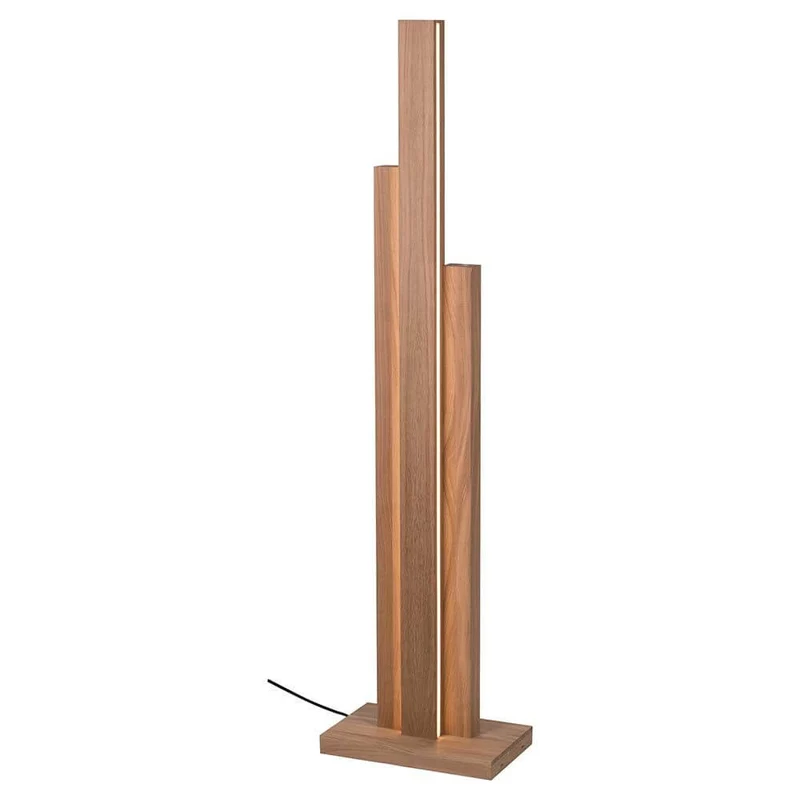 LED Stehlampe Manhattan Touch-Dimmer 5600lm Eiche-Geölt