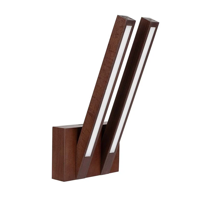 LED Wandleuchte Linus 700lm Nuss