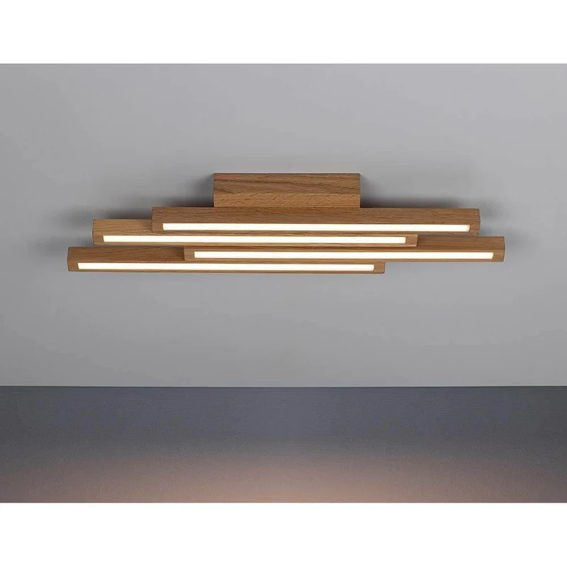 LED Deckenleuchte Linus Straight 2240lm Eiche-Geölt