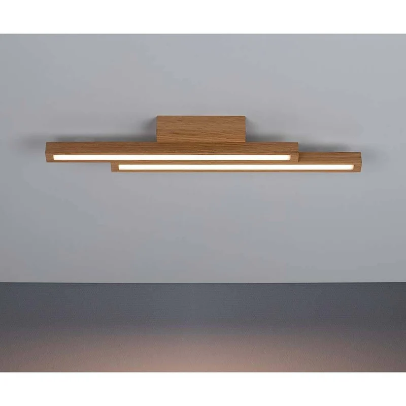 LED Deckenleuchte Linus Straight 1120lm Eiche-Geölt
