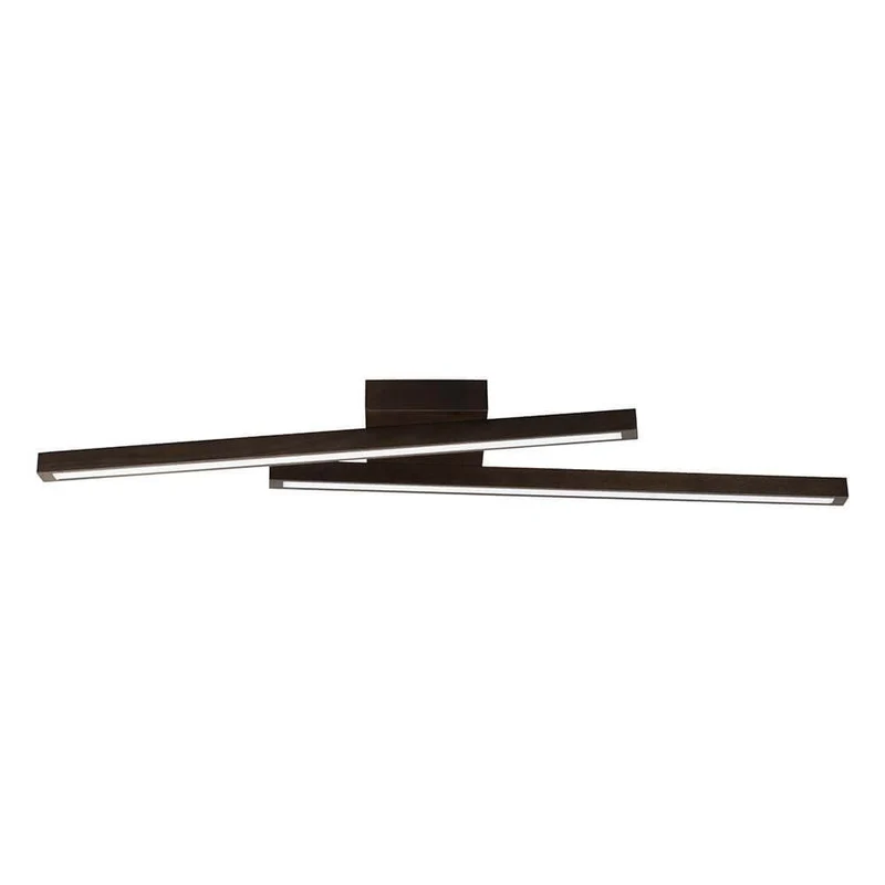 LED Deckenlampe Linus Sidelong 1680lm Nuss