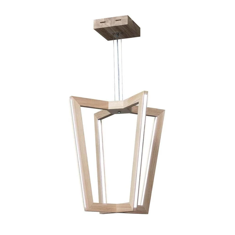 LED Hängelampe Leif 5320lm Eiche-Geölt