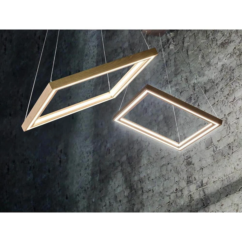 LED Pendelleuchte Legno 5320lm Eiche-Geölt