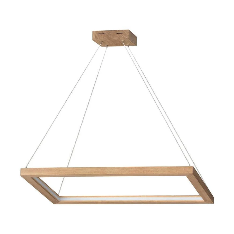LED Hängelampe Legno 2940lm Eiche-Geölt